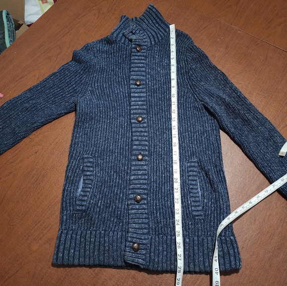 Merona Navy Textured Knit Sweater - Picture 3 of 10